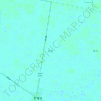 Chenni topographic map, elevation, terrain