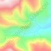Basin Mountain topographic map, elevation, terrain