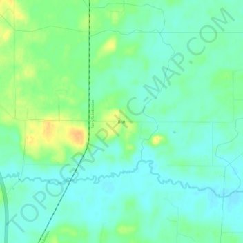 Britt topographic map, elevation, terrain