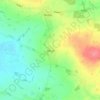 Hårup topographic map, elevation, terrain