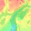 Elora Gorge topographic map, elevation, terrain
