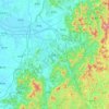 Jeonju topographic map, elevation, terrain