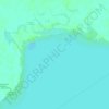 Ensenada Las Britas topographic map, elevation, terrain