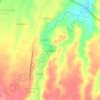 Las Ovejas topographic map, elevation, terrain