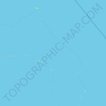 Kwajalein Atoll topographic map, elevation, terrain