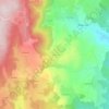 Mirat topographic map, elevation, terrain