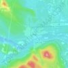 Sveg topographic map, elevation, terrain