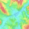 Šipovo topographic map, elevation, terrain