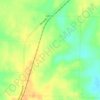 Wasley Lake Dam topographic map, elevation, terrain