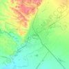 Feilding topographic map, elevation, terrain