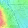 West March topographic map, elevation, terrain