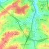 South Mimms topographic map, elevation, terrain