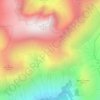 Grampian Mountains topographic map, elevation, terrain