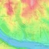 Georgetown Heights topographic map, elevation, terrain