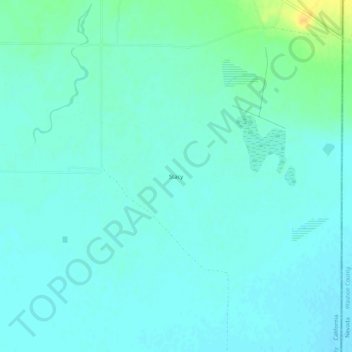 Stacy topographic map, elevation, terrain