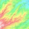 La Milagrosa topographic map, elevation, terrain