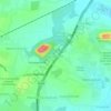 Vidyanagar topographic map, elevation, terrain