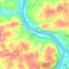 Dilliner topographic map, elevation, terrain