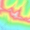Maol Chinn-dearg topographic map, elevation, terrain