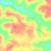 Kossuth topographic map, elevation, terrain