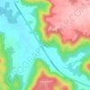 Cushion topographic map, elevation, terrain