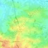 Standen topographic map, elevation, terrain