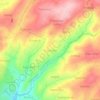 Kamungei topographic map, elevation, terrain