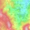 Le Monial topographic map, elevation, terrain