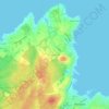 Pigeon Cove topographic map, elevation, terrain