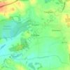 Pott Row topographic map, elevation, terrain