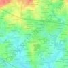 Le Puits Gaillard topographic map, elevation, terrain