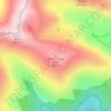 Breckinridge Peak topographic map, elevation, terrain