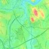 Bleachery topographic map, elevation, terrain