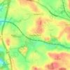 Kiveton Park topographic map, elevation, terrain