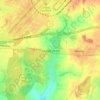 Takeley Street topographic map, elevation, terrain