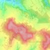 Haute Souris topographic map, elevation, terrain