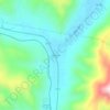 Coles Corner topographic map, elevation, terrain