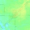 Cornell topographic map, elevation, terrain