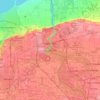 Niagara Falls topographic map, elevation, terrain