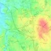 Four Corners topographic map, elevation, terrain