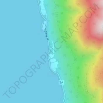 Boswell topographic map, elevation, terrain