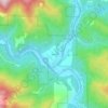 Agness topographic map, elevation, terrain