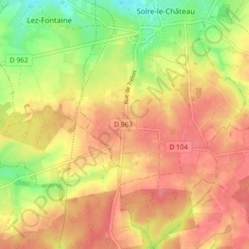 L'Épine topographic map, elevation, terrain