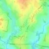 Shelley topographic map, elevation, terrain