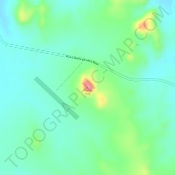 Mount Lucy topographic map, elevation, terrain