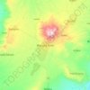Wolaita Sodo topographic map, elevation, terrain