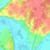 Le Bourg topographic map, elevation, terrain