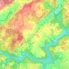 Greenwood topographic map, elevation, terrain