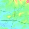 Triune topographic map, elevation, terrain