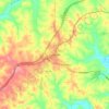 Saint Clair topographic map, elevation, terrain